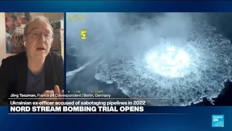 Ukrainian ex-officer stands trial in Germany over Nord Stream bombing