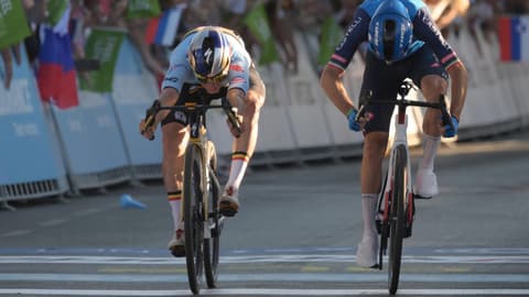 Evenepoel snatches photo-finish win to clinch European road cycling crown