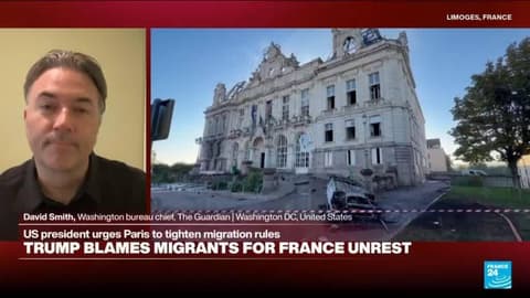 Trump says 'France is burning', country 'shattered' by immigration