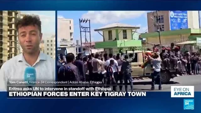 Ethiopian forces enter key Tigray town, raising fears among residents