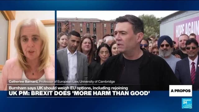 UK PM Burnham reopens divisive debate on rejoining EU