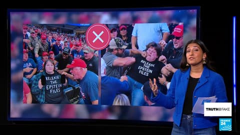 Fake AI images of protester go viral after woman punched at Trump's Ohio rally