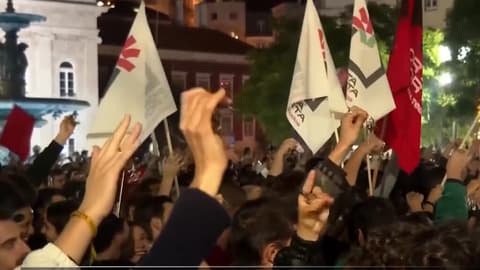 Portugal police clear demonstrators from protest camps against cost of housing
