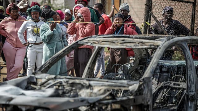 Gunmen kill at least 27 people in separate mass shootings in South Africa