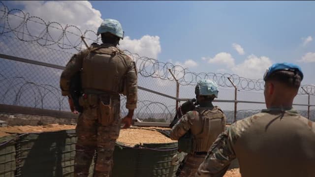 UNIFIL peacekeepers patrol south Lebanon, caught between Israel and Hezbollah