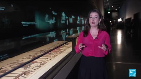 FRANCE 24 report: Bayeux Tapestry fever grips UK as sold-out exhibition opens