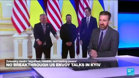 Signs of progress after US envoys Witkoff and Kushner hold talks in Ukraine?