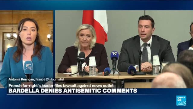 French far-right leader Bardella says filed lawsuit over anti-Semitic remarks claim