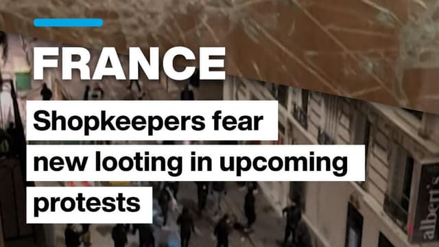 French shopkeepers fear new looting in upcoming protests