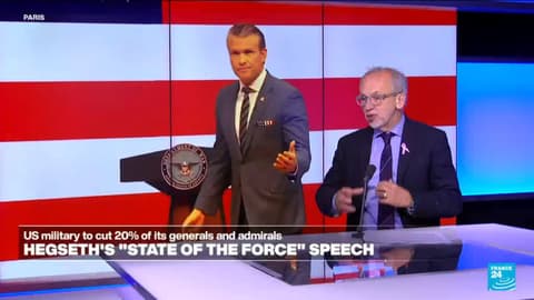 Hegseth 'state of the force' speech: US to cut number of generals, admirals by 20%