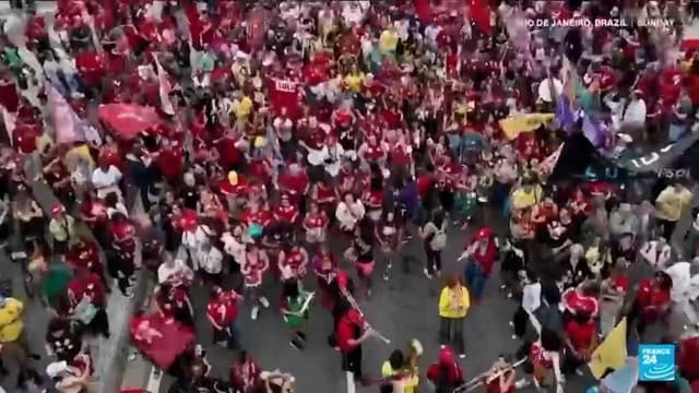 Thousands rally in support of Brazil's Lula as election campaigning heats up