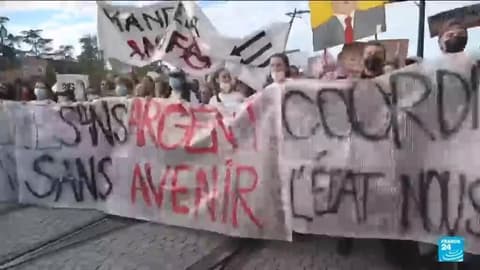 Tens of thousands demand better education in demonstrations across France