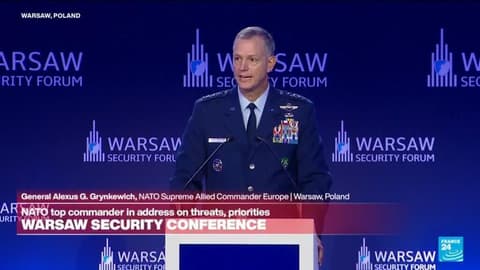 REPLAY: NATO's top military commander warns Russia over alleged sabotage