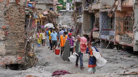 Nepal's leader says his country is paying the price of climate change