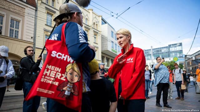 SPD governor campaigns as one-woman bulwark against AfD