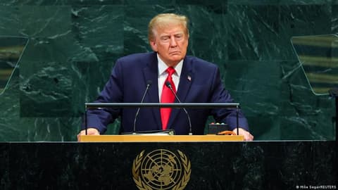 الرئيس الأمريكي ترامب يتوعد أمام الأمم المتحدة بـ"إبادة" إيران إذا لم تبرم اتفاقا لإنهاء الحرب