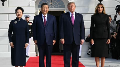 Trump hosts Xi for state dinner with tech bosses