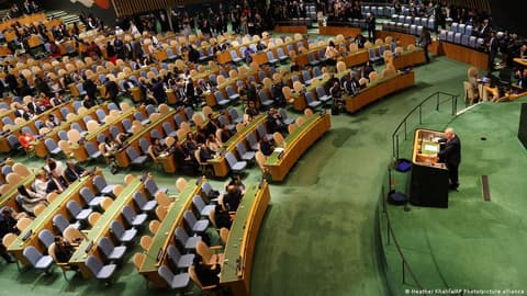 UNGA Day 3: Netanyahu defends Israel as delegates walk out