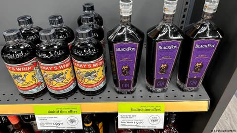 US ban on Canadian alcohol, dairy products and motorcycles takes effect as trade dispute escalates