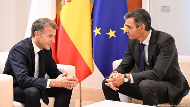 France's Macron, Spain's Sanchez welcome idea of UK rejoining EU after Burnham remarks