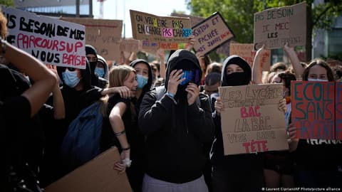 Hundreds of French schools shut, teen loses hand in protests