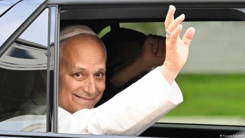 Pope Leo leaves hospital after cancer surgery