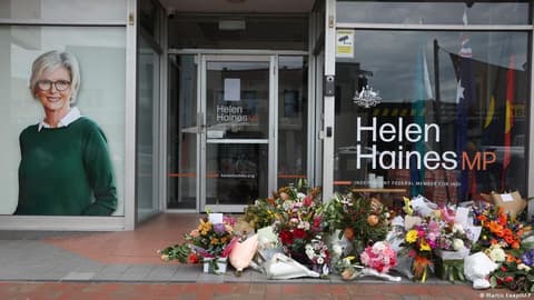 Australian MP Helen Haines loses both legs after car attack as suspect appears in court