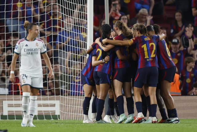 برشلونة يكتسح ريال بسباعية في «كلاسيكو السيدات»