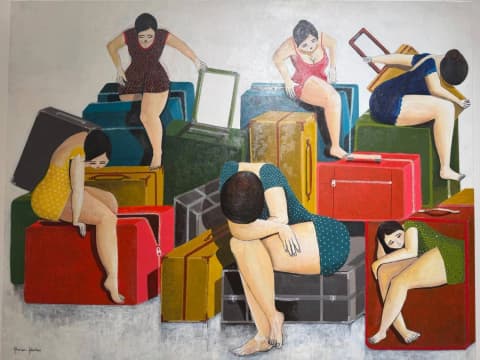 حنان حوحو ترسم ما تتركه السنوات في النساء
