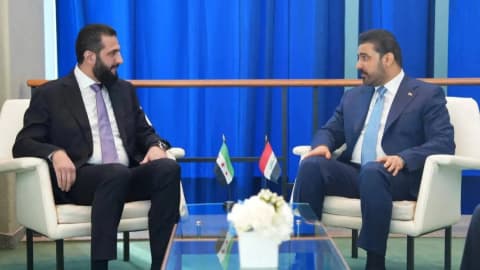 الشرع والزيدي يبحثان في دمشق مستجدات المنطقة وتداعياتها الجيوسياسية‏
