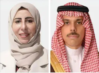 فيصل بن فرحان والزوبة يناقشان مستجدات اليمن