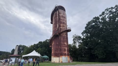 In 1937, Pittsburgh built a 102-foot water tank that doubled as a park lookout