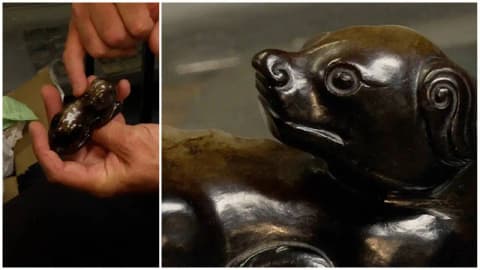A man buys Chinese jade dog for £1 at UK car boot sale, rare 600-year-old treasure could fetch £10K