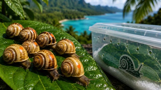 In 1989, Detroit Zoo began saving lost snails; 37 years later, 500 head 5,000 miles to Tahiti