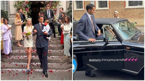 Billionaire heiress Isabel Getty, great-granddaughter of J. Paul Getty, marries Faris McKinnon