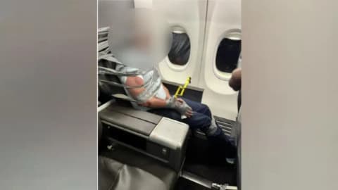 US man duct-taped to seat after attacking passenger mid-flight, racial abuse
