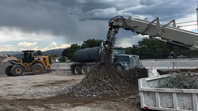 Old Concrete Powers Upgrade: UDOT recycles 15,000 cubic yards on site; cuts truck trips