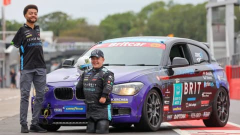 Meet Callum Smith: The armless racer, 23, steering with his feet and chasing a historic Le Mans debut