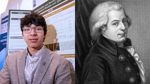 Mozart's melodies were less predictable, teen finds