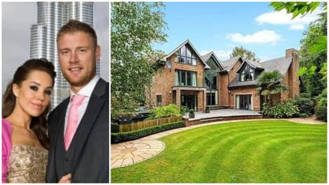 Andrew Flintoff lists his £6.75 million Cheshire mansion, bought from Phil Neville in 2021