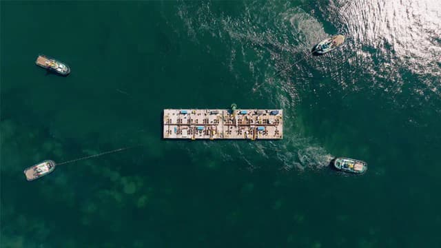 Belgium sank 23 concrete blocks in the North Sea to build world's first artificial energy island in a €7B project