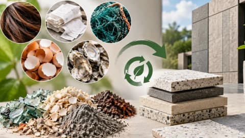 17 waste materials tested to make stronger, lower-carbon cement building products