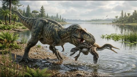 Feather found in dinosaur poop may explain how birds survived the asteroid that killed dinosaurs