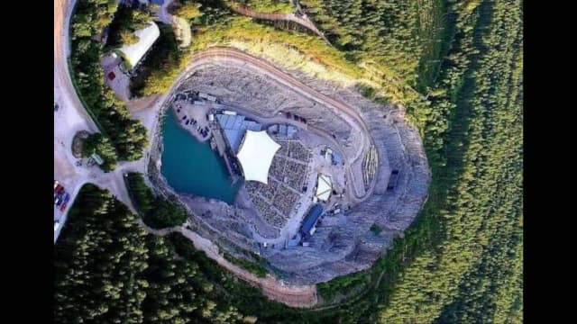 In 1990, mining stopped at a 55-metre-deep Swedish limestone quarry; a year later...