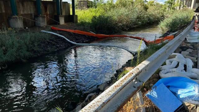 5,000 gallons of diesel spill from New Jersey data centre into creek; cleanup underway