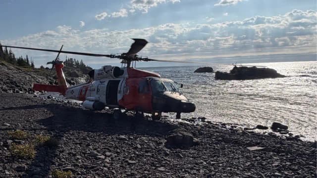Hiker Found After Weeklong Search: 70-year-old located alive by backpackers; Coast Guard airlifts him