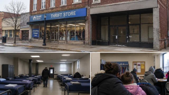 Iowa rescue mission turns thrift store into 46-bed shelter, frees space for 25 beds
