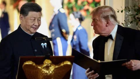 ‘Didn’t want to give credit’: Trump blasts CNN, MSNBC for skipping Xi’s White House welcome