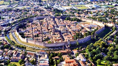 An Italian town is rebuilding its school with 70% of the old building's demolition waste