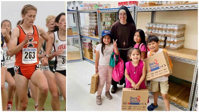 Sister Stephanie Baliga: From aspiring elite runner to nun raising $2.6 million, and she’s still running